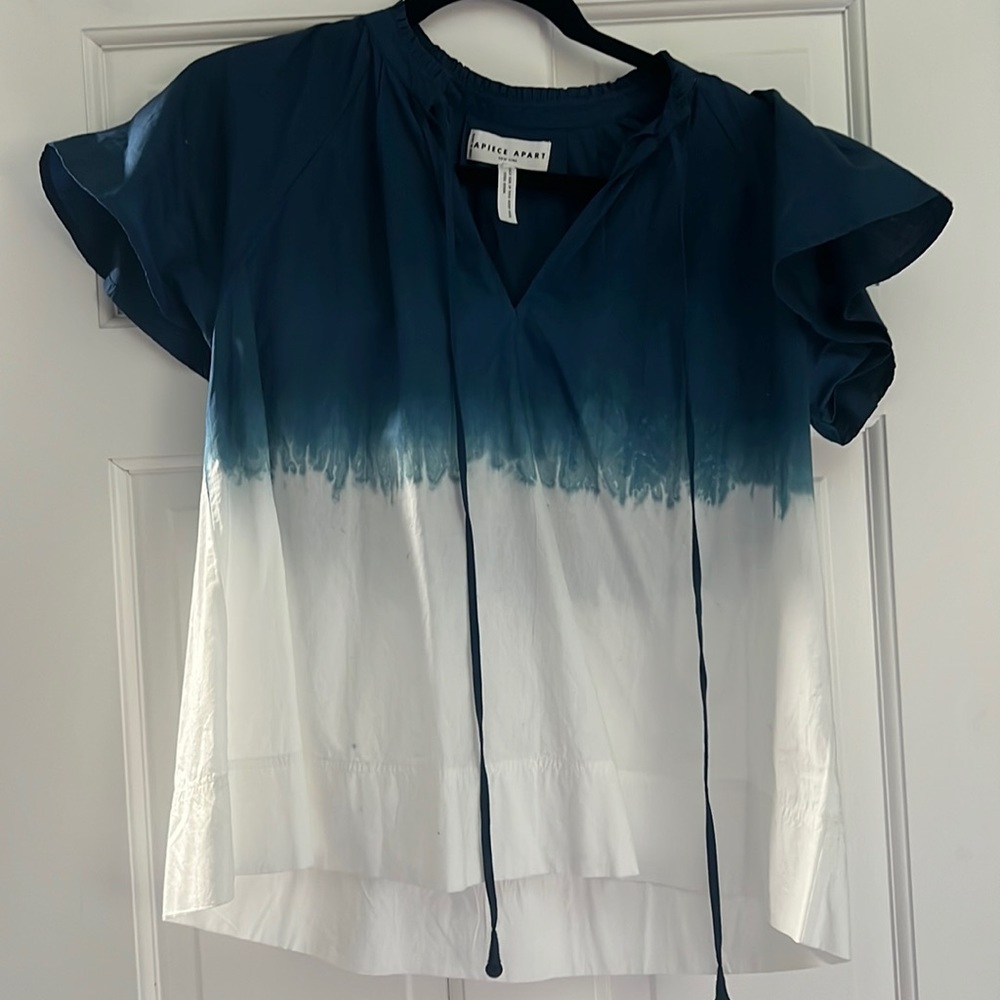 Apiece Apart Vera Cotton-Poplin Top XS